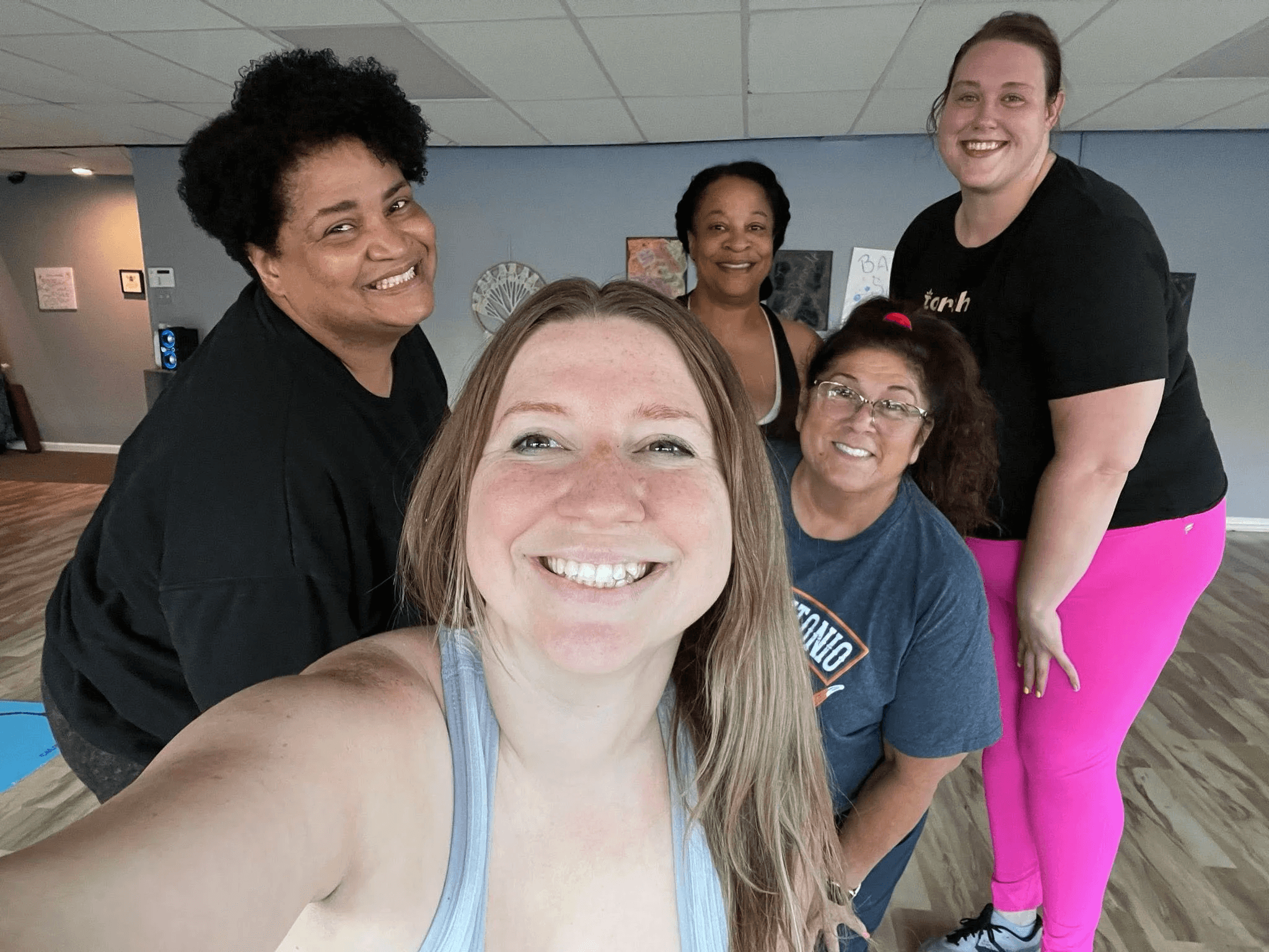 B3 members after a group fitness class in Crest Hill, IL